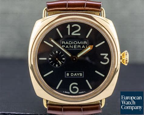 panerai radiomir 8 days rose gold|panerai radiomir 8 days ceramica.